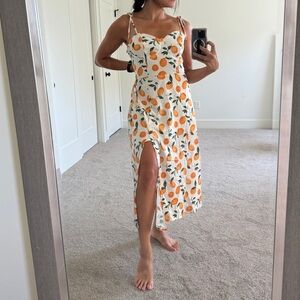 Cute Citrus Summer Vacation Dress — Medium